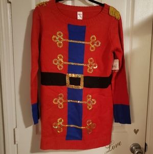 NWT TOY SOLDIER HOLIDAY CHRISTMAS SWEATER SMALL